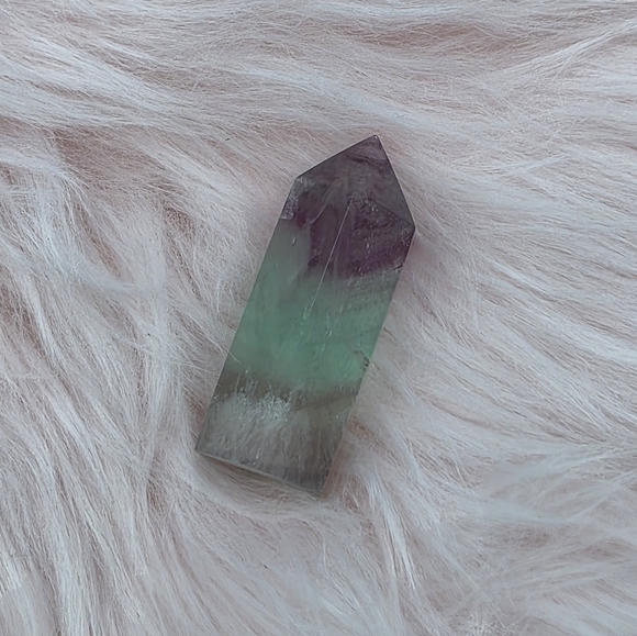 Rainbow Fluorite Crystal Tower - Picture 5 of 6